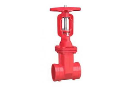 Z81X-16溝槽明桿彈性座封閘閥